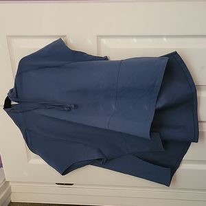 Blue athletic hoodie